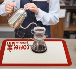 Tom Küche & Esszimmer-Silikonmatte für Kaffeemaschinen – Schutz für Arbeitsplattengeräte