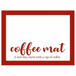 Tom Küche & Esszimmer-Silikonmatte für Kaffeemaschinen – Schutz für Arbeitsplattengeräte