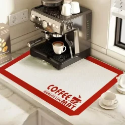 Tom Küche & Esszimmer-Silikonmatte für Kaffeemaschinen – Schutz für Arbeitsplattengeräte
