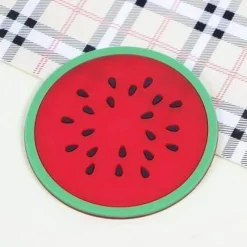 The Decor Haven Küche & Esszimmer-Silikon-Obstuntersetzer - 5er-Set Getränkeuntersetzer