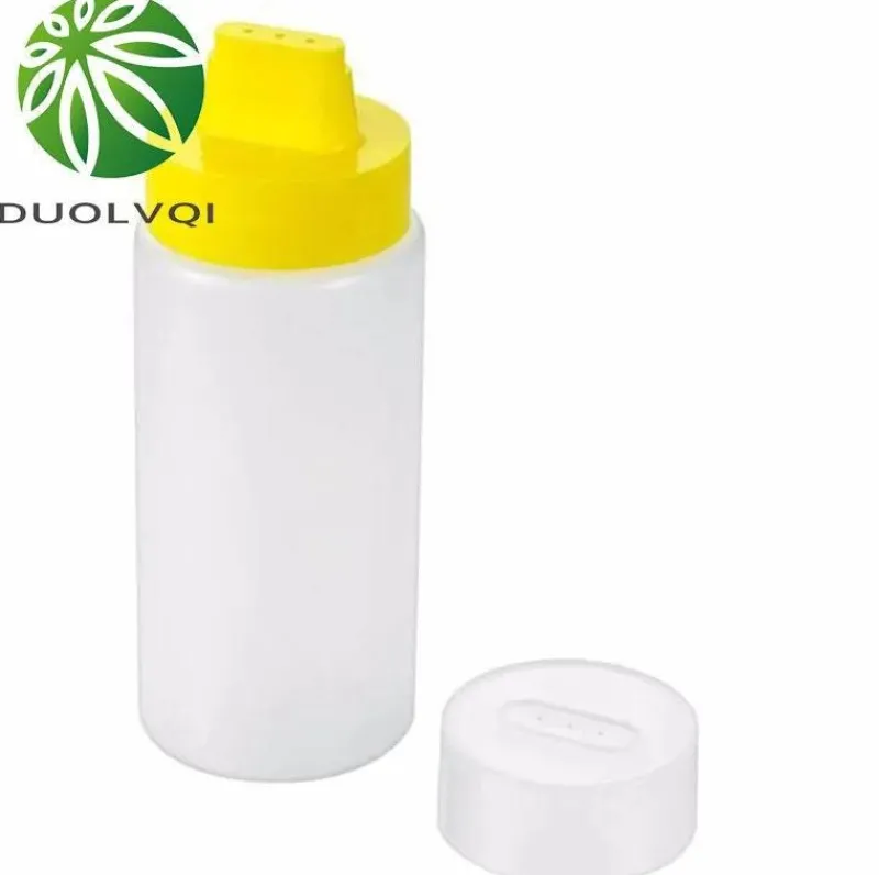 Tom Küche & Esszimmer-Silikon-Quetschflasche – Kuchendekorationswerkzeug mit 4 Löchern