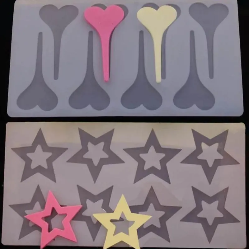 Tom Küche & Esszimmer-Silikon-Schokoladenform für kreative Kuchendekorationen – verschiedene lustige Formen