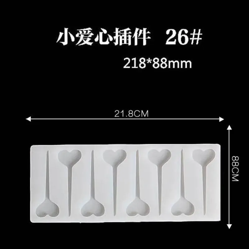 Tom Küche & Esszimmer-Silikon-Schokoladenform für kreative Kuchendekorationen – verschiedene lustige Formen