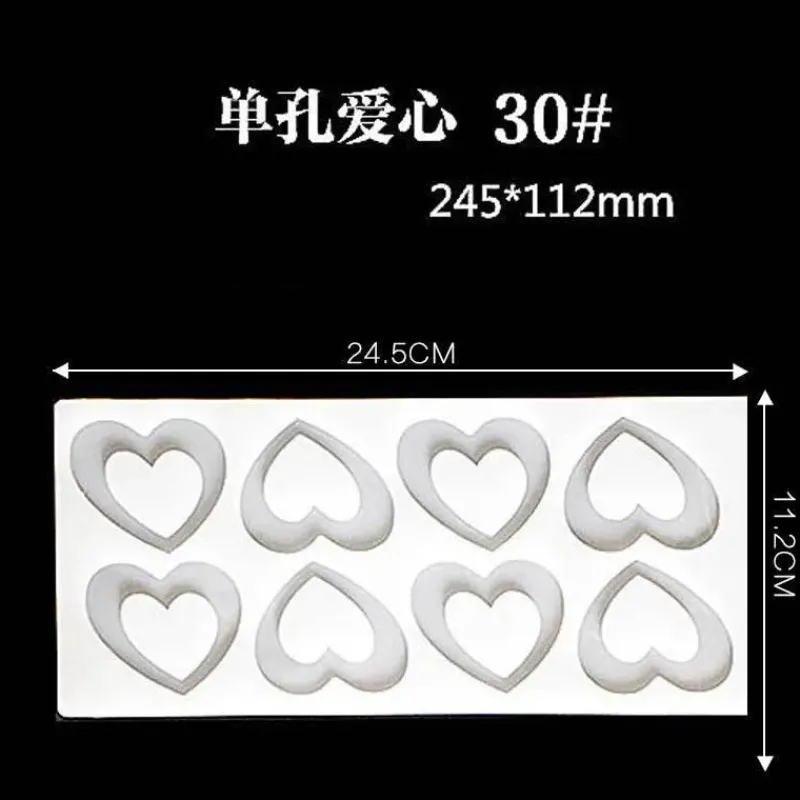 Tom Küche & Esszimmer-Silikon-Schokoladenform für kreative Kuchendekorationen – verschiedene lustige Formen