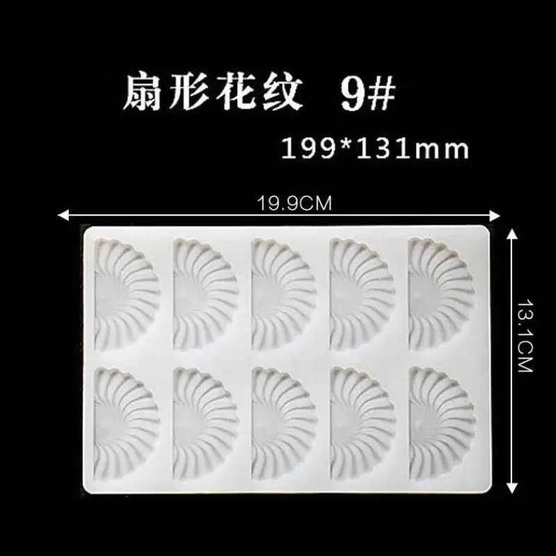 Tom Küche & Esszimmer-Silikon-Schokoladenform für kreative Kuchendekorationen – verschiedene lustige Formen