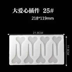 Tom Küche & Esszimmer-Silikon-Schokoladenform für kreative Kuchendekorationen – verschiedene lustige Formen