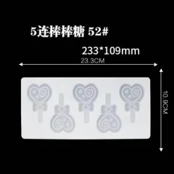 Tom Küche & Esszimmer-Silikon-Schokoladenform für kreative Kuchendekorationen – verschiedene lustige Formen