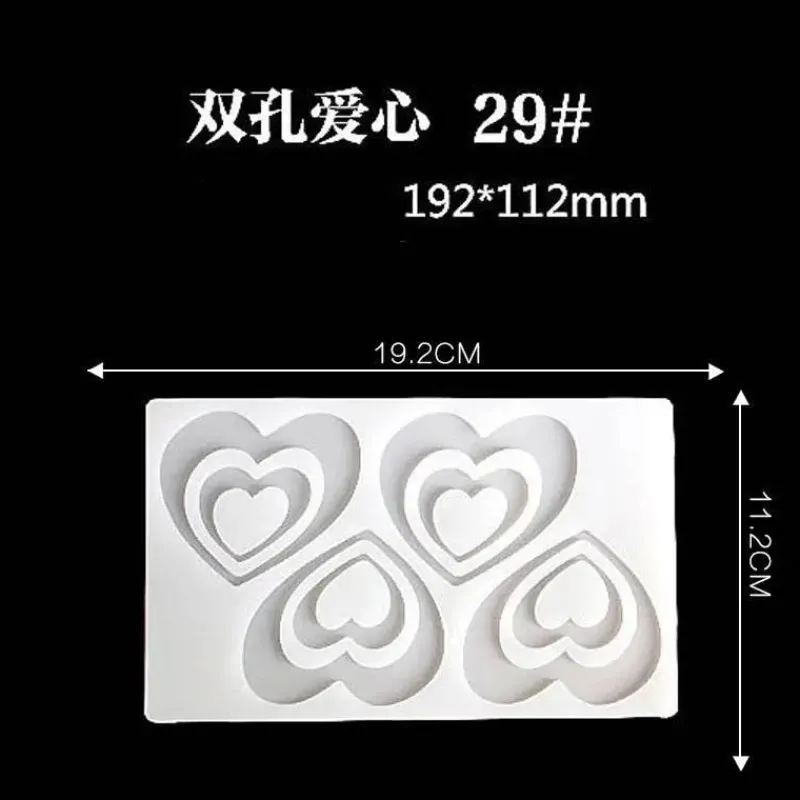 Tom Küche & Esszimmer-Silikon-Schokoladenform für kreative Kuchendekorationen – verschiedene lustige Formen