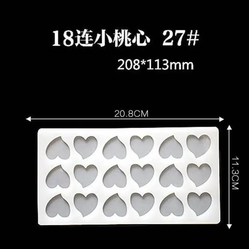 Tom Küche & Esszimmer-Silikon-Schokoladenform für kreative Kuchendekorationen – verschiedene lustige Formen