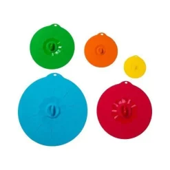 Deco Küche & Esszimmer-Silikon-Schüsseldeckel-Set – wiederverwendbare Küchenabdeckungen zur Aufbewahrung von Lebensmitteln