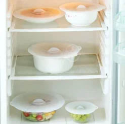 Deco Küche & Esszimmer-Silikon-Schüsseldeckel-Set – wiederverwendbare Küchenabdeckungen zur Aufbewahrung von Lebensmitteln