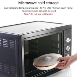 Deco Küche & Esszimmer-Silikon-Schüsseldeckel-Set – wiederverwendbare Küchenabdeckungen zur Aufbewahrung von Lebensmitteln