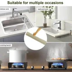 The Decor Haven Küche & Esszimmer-Silikon-Spülbeckenschutzpad – wiederverwendbarer Spritzschutz