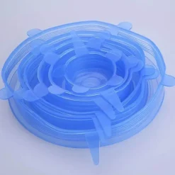 Tom Küche & Esszimmer-Silikon-Stretchdeckel - Universal-Set zur Lebensmittelaufbewahrung