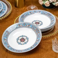 Elegance at the Table Küche & Esszimmer-Silk Road Kaffee- und Teeservice – Elegantes Teegeschirr mit Tassen, Tellern und Essgeschirr