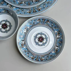 Elegance at the Table Küche & Esszimmer-Silk Road Kaffee- und Teeservice – Elegantes Teegeschirr mit Tassen, Tellern und Essgeschirr