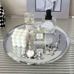 Cozy Nest Decor Wohndeko-Silver Sense Teller – Elegantes Geschirr für Essen und Unterhaltung