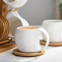 Brew Bliss Küche & Esszimmer-Simple Harmony Keramik-Teekannen-Set