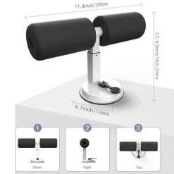 The Relaxation Nook Fitness-Gadgets|Gesundheits- Und Entspannungstools-Sit-Up-Fitness-Saugstange – Trainingstrainer-Tool