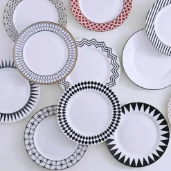 Plates u0026 More Küche & Esszimmer-Skandinavische Dessertteller aus Keramik – 8 Zoll Frühstücksuntertassen-Set