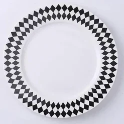 Plates u0026 More Küche & Esszimmer-Skandinavische Dessertteller aus Keramik – 8 Zoll Frühstücksuntertassen-Set