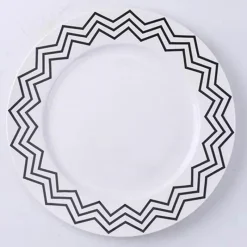 Plates u0026 More Küche & Esszimmer-Skandinavische Dessertteller aus Keramik – 8 Zoll Frühstücksuntertassen-Set