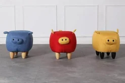 Comfort u0026 Style Wohndeko-Skandinavischer Fußhocker – Schlichter kleiner Fußhocker