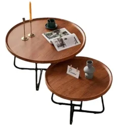 Comfort u0026 Style Möbel-Skandinavischer Luxus-Couchtisch – Moderne, vielseitige Eleganz für das Wohnzimmer