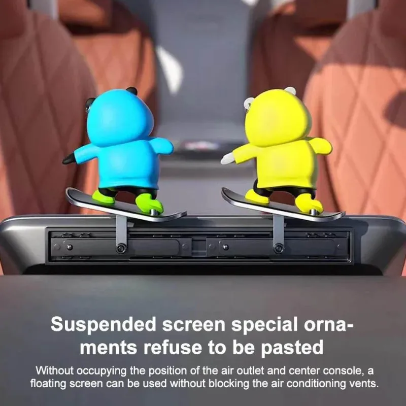 Wild u0026 Free Gear Autozubehör|Automobilindustrie-Skateboard-Bär-Dekor – süßes Geschenk für Skateboard-Liebhaber