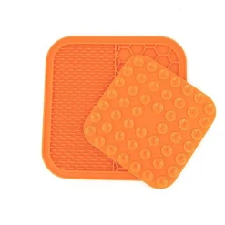 Furendo Haustierzubehör|Reinigungswerkzeuge Für Haustiere-Slow Feeder Bowl zur Linderung von Angstzuständen bei Haustieren – Saugnapf zur Stressreduzierung