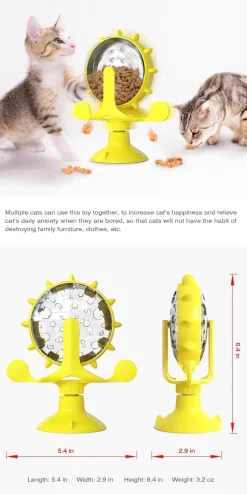 TailTrend Reinigungswerkzeuge Für Haustiere|Haustierspielzeug-Slow Feeder Haustierspielzeug – Interaktive Fütterungslösung für Hunde und Katzen