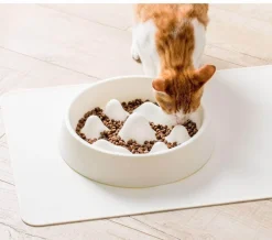 Furendo Haustierzubehör|Reinigungswerkzeuge Für Haustiere-Slow Feeder Hundenapf – Anti-Schling-Napf für gesunde Ernährung