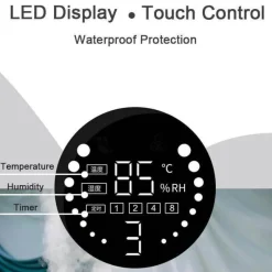 Tranquil Touch Gesundheits-Gadgets|Gesundheits- Und Entspannungstools-Smart Aroma Diffuser - 3000 ml Luftbefeuchter mit Fernbedienung