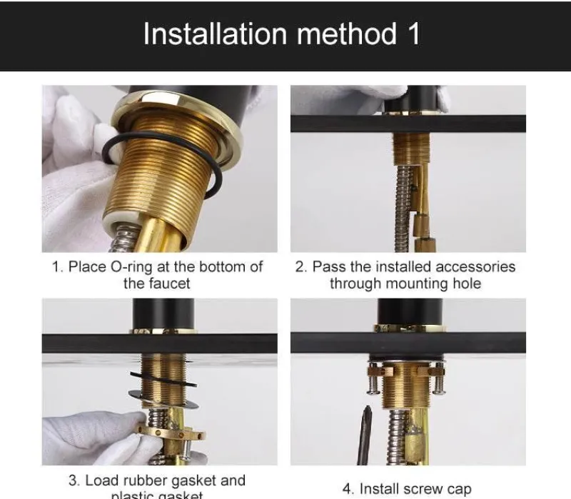 The Blissful Bath Badezimmer-Smart Faucet - Temperature Display Kitchen Tap