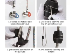 The Blissful Bath Badezimmer-Smart Faucet - Temperature Display Kitchen Tap