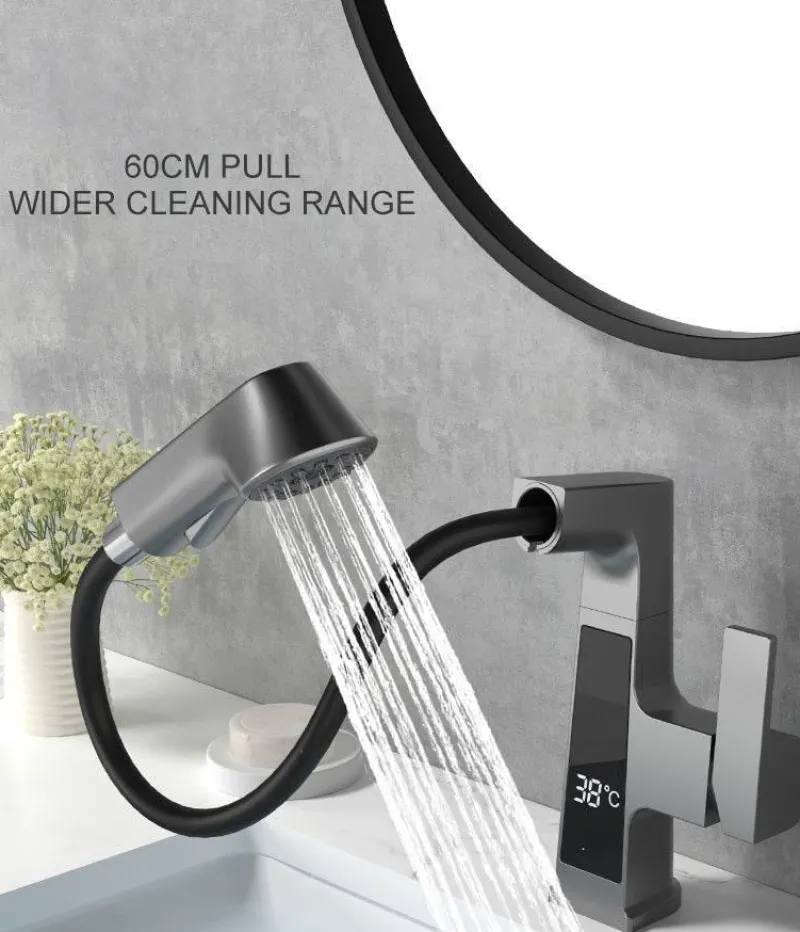 The Blissful Bath Badezimmer-Smart Faucet - Temperature Display Kitchen Tap