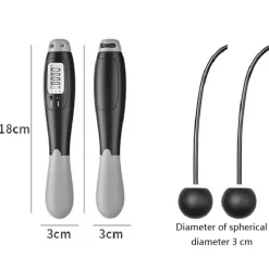 The Relaxation Nook Fitness-Gadgets|Gesundheits-Gadgets-Smart Jump Rope – Fitness-Springseil mit automatischem Zähler