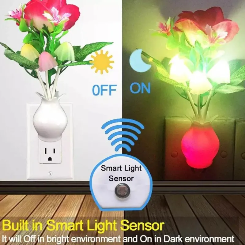Ember u0026 Ivy Beleuchtung-Smart Sensor Mini-Blumenvase-Nachtlampe