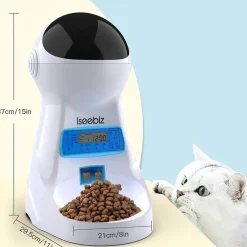 Furry Haven Tierfütterung|Haustierzubehör-Smart WiFi Pet Feeder - Automatischer Futterspender für Katzen und Hunde