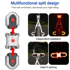 Decor Fahrräder & Verkehr-Smartes Fahrradlicht mit Fernbedienung – Innovative Blinker-Sicherheitslampe