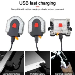 Decor Fahrräder & Verkehr-Smartes Fahrradlicht mit Fernbedienung – Innovative Blinker-Sicherheitslampe