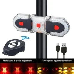Decor Fahrräder & Verkehr-Smartes Fahrradlicht mit Fernbedienung – Innovative Blinker-Sicherheitslampe