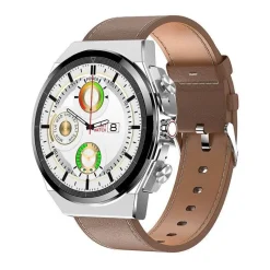 Decor Heimwerkzeuge-Smartwatch mit Bluetooth-Kopfhörern – klassisches Lederdesign