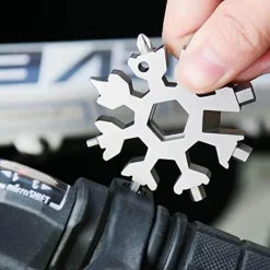 Cozy Living Heimwerkzeuge-Snowflake Multi-Tool – 18-in-1 Camping-Survival-Handwerkzeug