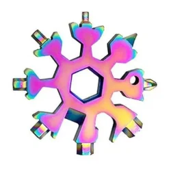 Cozy Living Heimwerkzeuge-Snowflake Multi-Tool – 18-in-1 Camping-Survival-Handwerkzeug