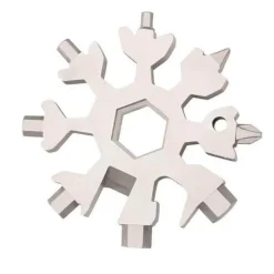 Cozy Living Heimwerkzeuge-Snowflake Multi-Tool – 18-in-1 Camping-Survival-Handwerkzeug