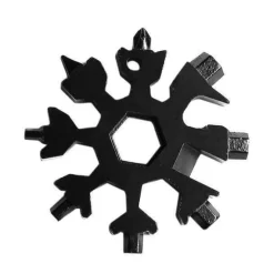 Cozy Living Heimwerkzeuge-Snowflake Multi-Tool – 18-in-1 Camping-Survival-Handwerkzeug