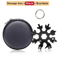 Cozy Living Heimwerkzeuge-Snowflake Multi-Tool – 18-in-1 Camping-Survival-Handwerkzeug