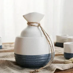 Elegance at the Table Küche & Esszimmer-Snowflake Sake Set - Elegante Weißweingläser