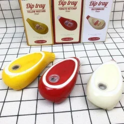 The Decor Haven Küche & Esszimmer-Soßenspender aus Keramik – Elegante Gewürzflasche